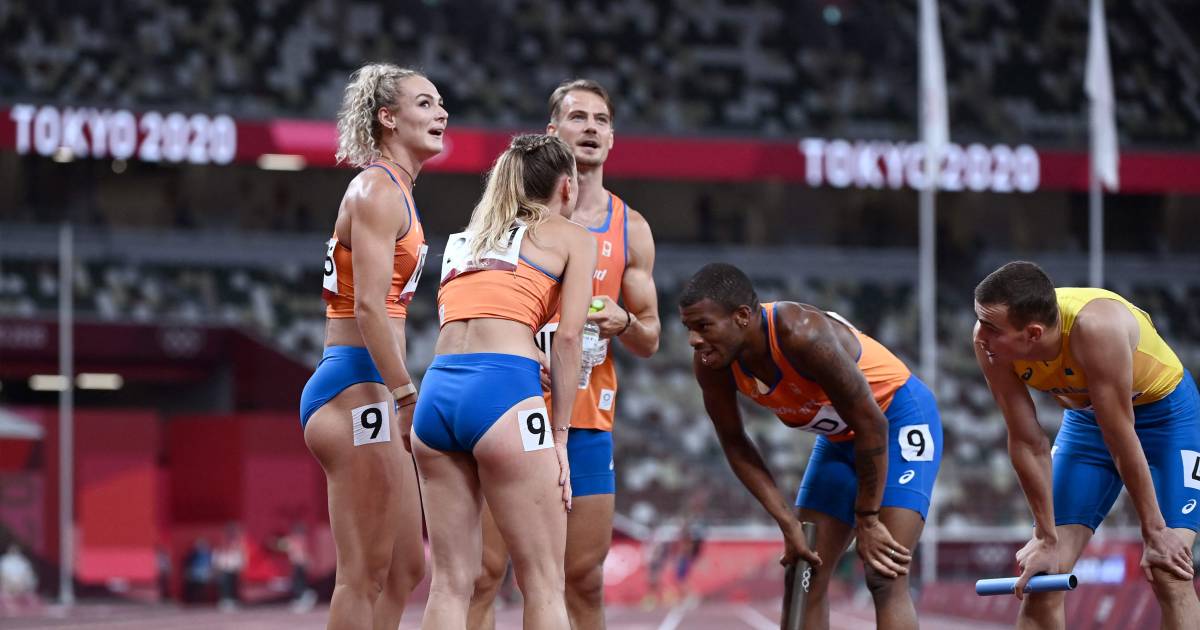 Nederland grijpt net naast medailles bij 4x400 meter ...