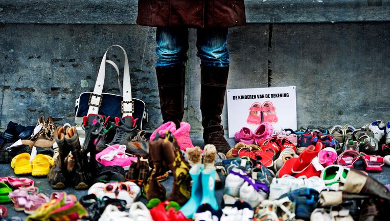 Een groot aantal kinderen in Nederland leeft volgens de organisatie in armoede. Beeld anp