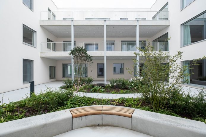 SINT-KATELIJNE-WAVER Rondleiding in de nieuwe gebouwen van de nieuwe zorgcampus Borgerstein
