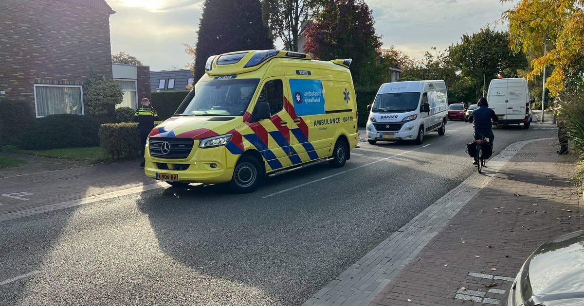 Fietser raakt gewond bij botsing met bestelbus in Schalkhaar.