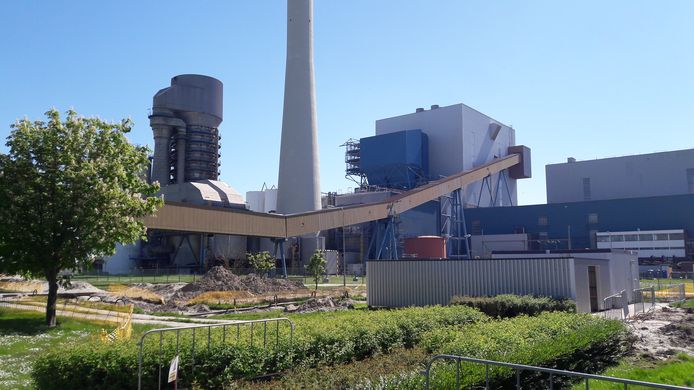 De kolencentrale van EPZ in Borssele.
