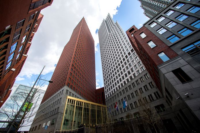 Het ministerie van Binnenlandse Zaken en het ministerie van Veiligheid en Justitie. ANP JERRY LAMPEN