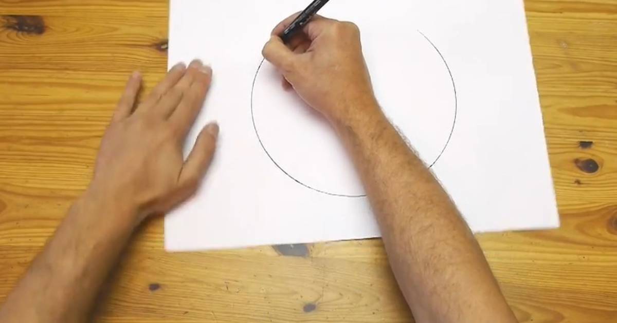 Zo teken je de perfecte cirkel uit de losse pols Het