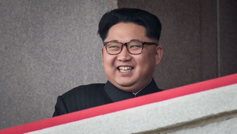 De Noord-Koreaanse leider Kim Jong-Un. Beeld AFP