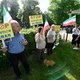 Actie voor VUB-prof Djalali aan Iraanse ambassade in Brussel: ‘De ogen van de wereld zijn nu op Iran gericht’