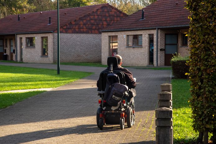 In De Heide in Merelbeke verblijven zo'n 50 personen met een beperking in één af onder vorm van zelfstandig en begeleid  wonen.