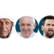 Ganga Dayal, paus Franciscus en Lionel Messi