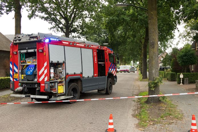 De brandweer is uitgerukt voor een gaslekkage in Helvoirt.