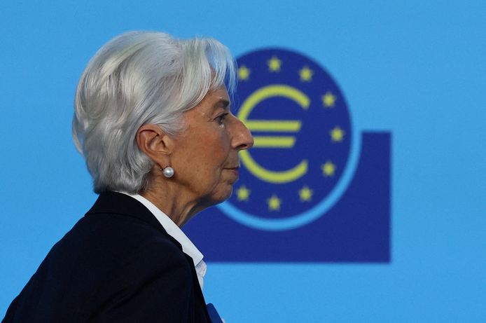 Christine Lagarde, president van de Europese Centrale Bank (ECB).