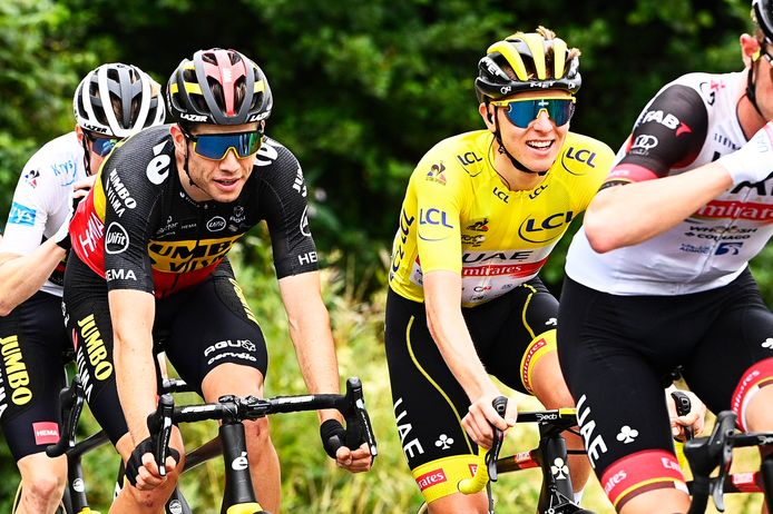 Van Aert en Pogacar