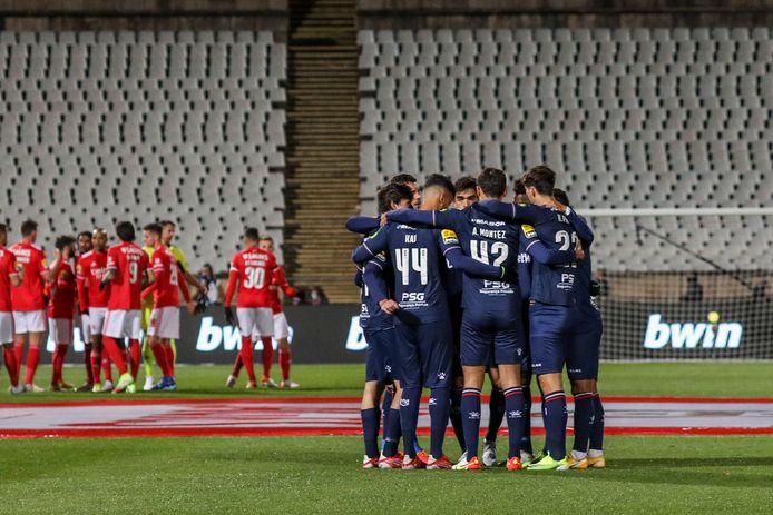 Les joueurs de Belenenses avaient dû affronter Benfica à 9 le week-end dernier.