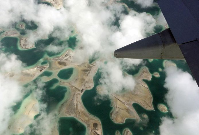 Kiribati bekeken vanuit de lucht