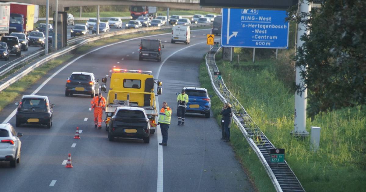 Grote vertraging tussen Vlijmen en Waalwijk na ongeval opgelost.