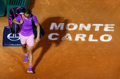 Nadal forfait pour Monte-Carlo: “Mon corps ne me permet pas de jouer”