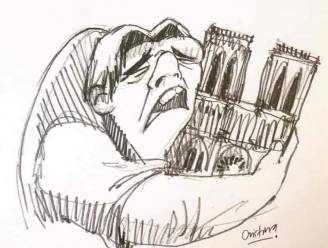 Quasimodo omarmt de Notre-Dame: prachtige tekeningen gaan de wereld rond