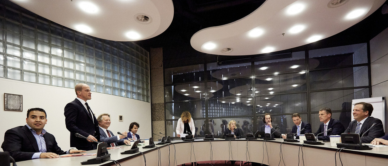 Kamerleden overleggen over het nieuwe leenstelsel voor studenten. Beeld anp