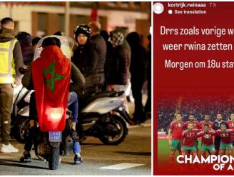 Oproep tot rellen in stationsbuurt Kortrijk na achtste finale Marokko vanavond: “We zullen niet twijfelen om amokmakers op te pakken”