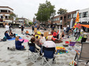 Sit-in in Cuijk.