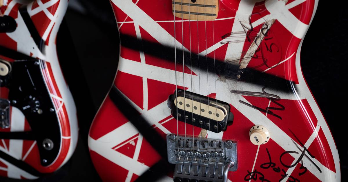 Aardrijkskunde Anders fossiel Iconische gitaar overleden Eddie van Halen geveild voor 3,9 miljoen dollar  | Show | AD.nl