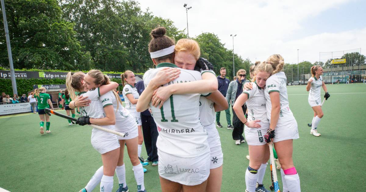 Emotionele Brian Vervoort houdt hockeysters Rotterdam bij afscheid in