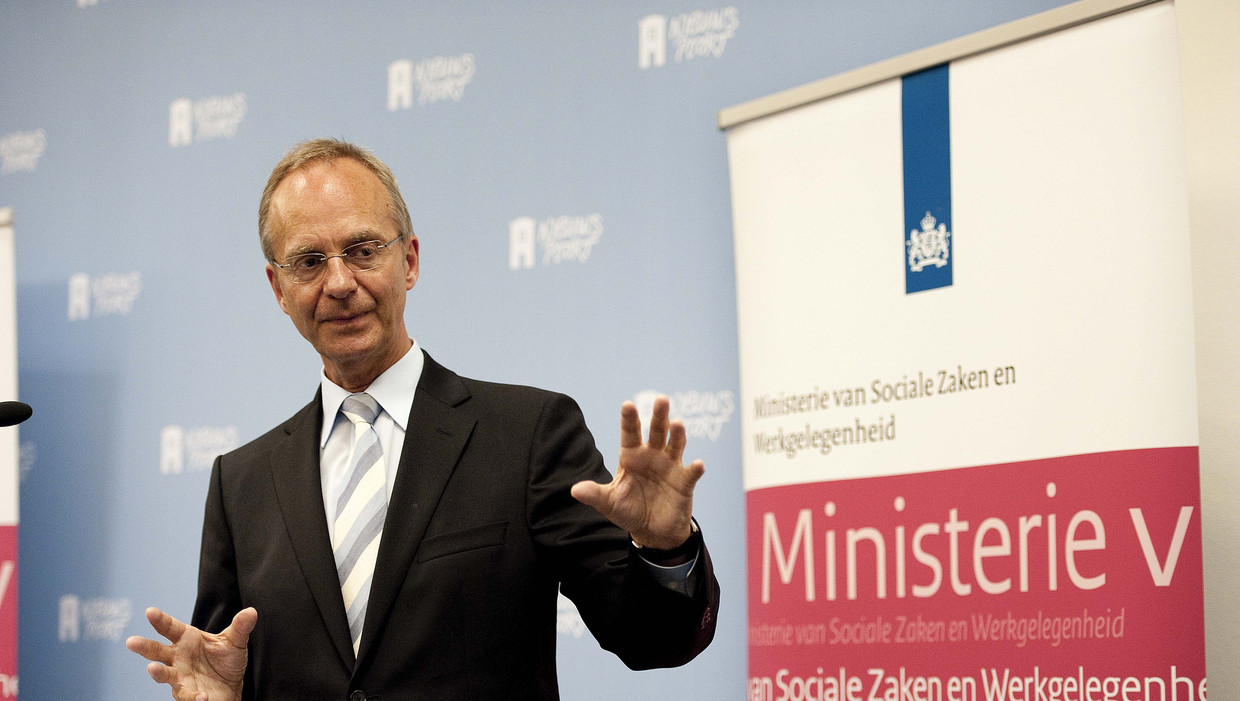 Demissionair minister van Sociale Zaken en Werkgelegenheid Henk Kamp. Beeld ANP