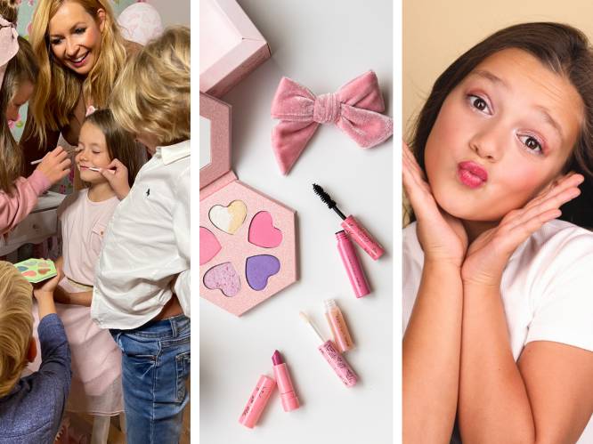 Schmink voor kids? Belgisch make-up merk lanceert een eerste kindercollectie. Dermatoloog geeft advies