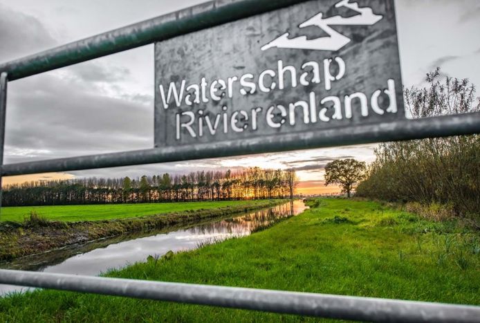 Bord van Waterschap Rivierenland