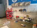 Leeggeroofde stelling van de City Supermarkt in Apeldoorn.