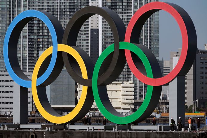 De Olympische ringen.