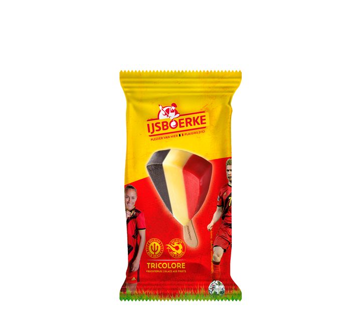 Het zomerijsje Tricolore van IJsboerke