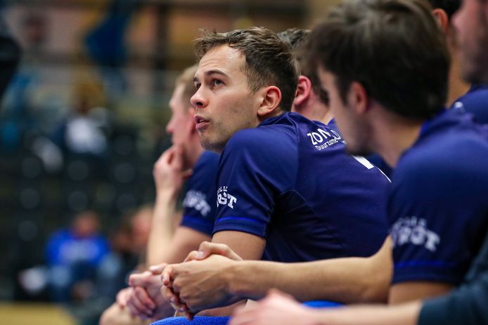 Nigel van Oostrum, zes seizoenen lang een bepalende factor bij Landstede Hammers.