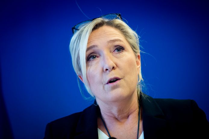 Marine Le Pen, présidente du Rassemblement national.
