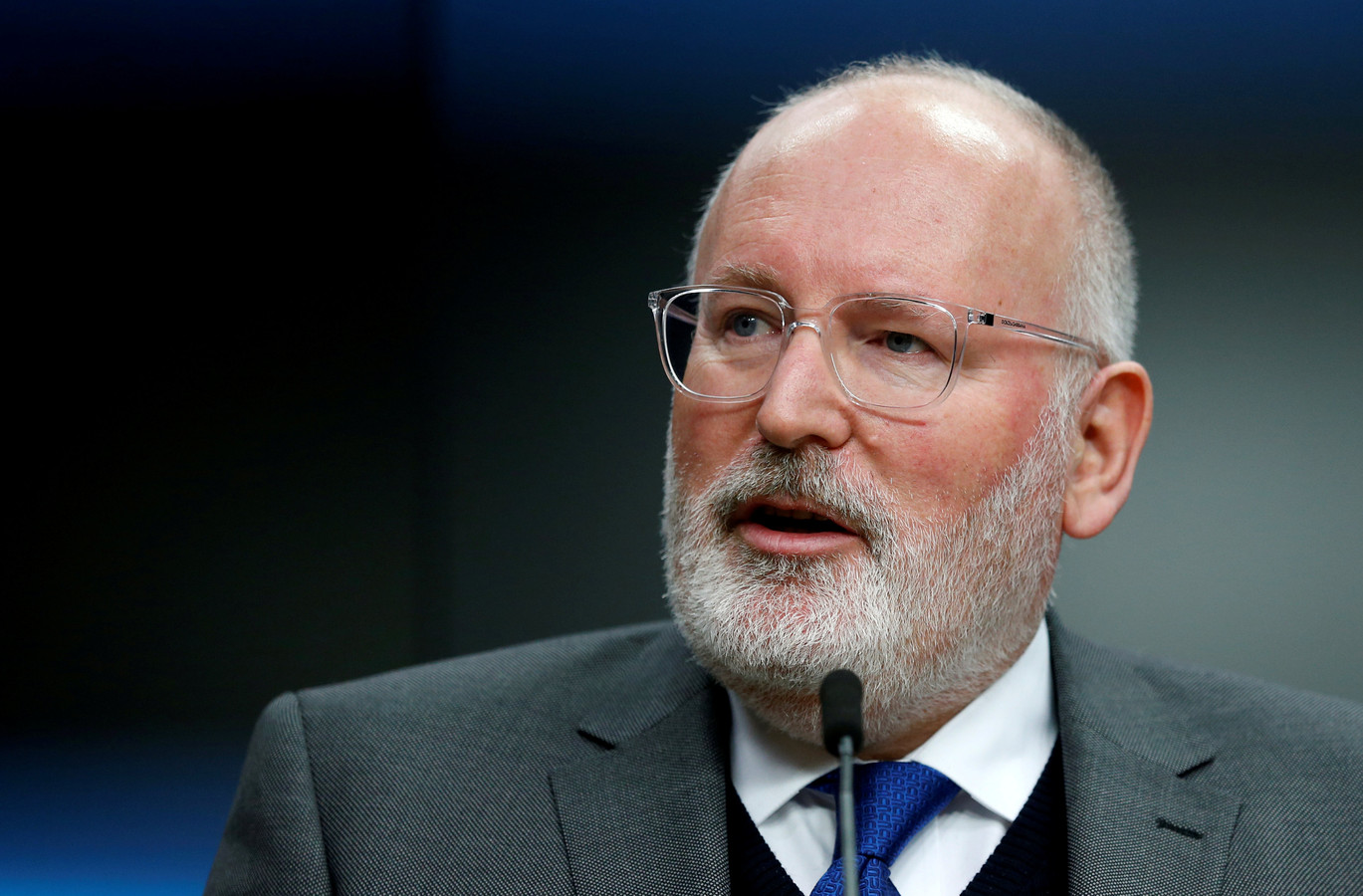 'Steun voor kandidatuur Timmermans' Foto AD.nl