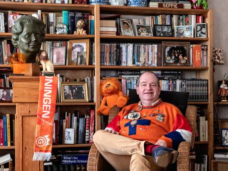 Amersfoortse Oranjefanaat (57) staat al om half zes langs de route: ‘Hier gaat nooit meer wat overheen’