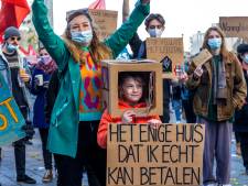Veel zorgen om toekomst van kinderen tijdens woonprotest in Utrecht: ‘Ik wil later ook een huis’