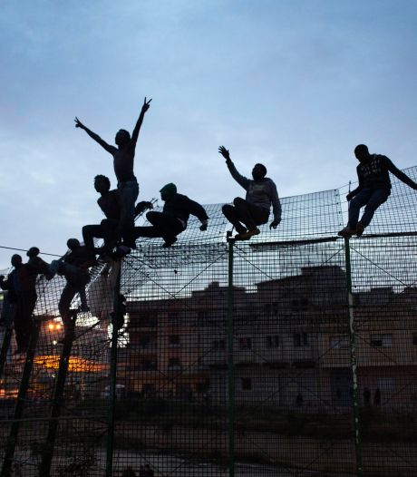 Bestorming Spaanse enclave Melilla door migranten