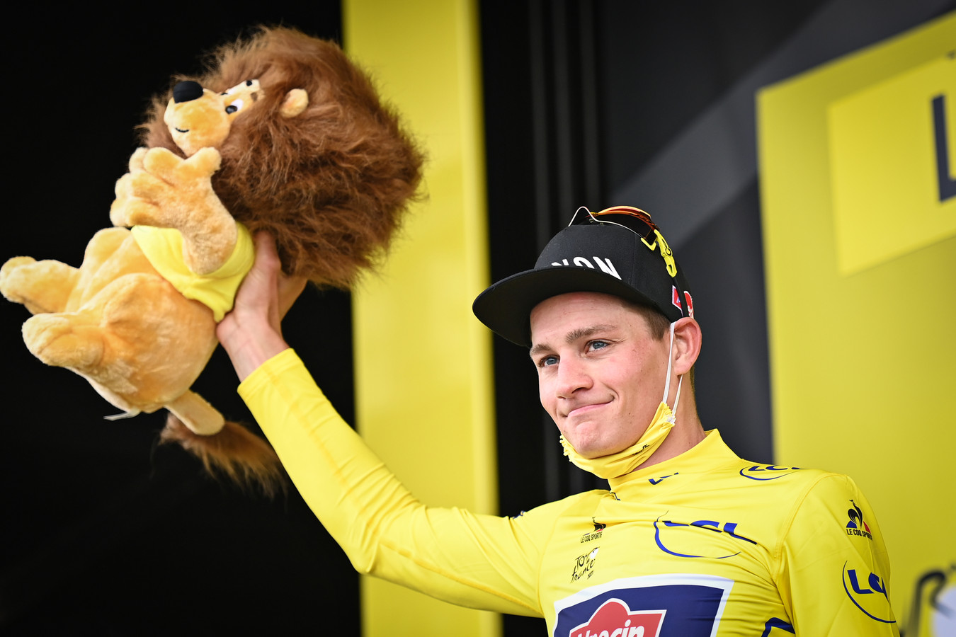 Mathieu van der Poel droeg tijdens de afgelopen Tour zes dagen het geel.