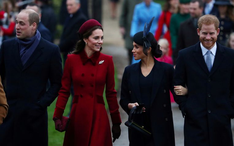 De relatie tussen de prinselijke koppels zou erg gespannen zijn. Beeld REUTERS