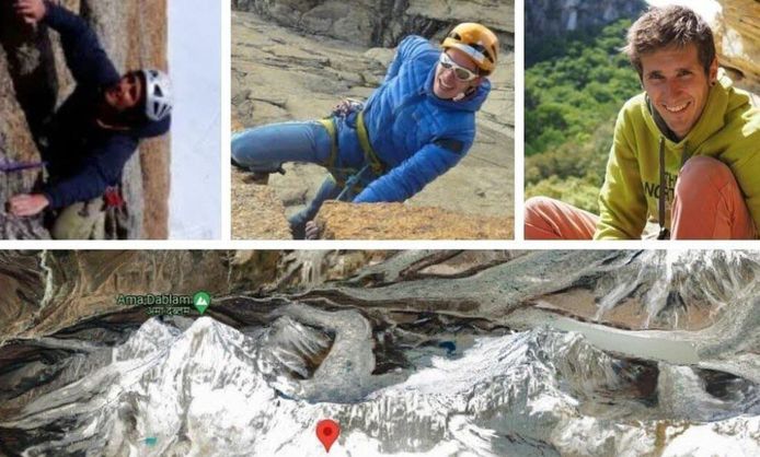 De drie Fransmannen raakten een week geleden vermist tijdens een tocht doorheen het gebied van de Mount Everest in Nepal.
