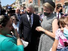 Le Roi et la Reine ont rendu hommage aux sinistrés à Verviers