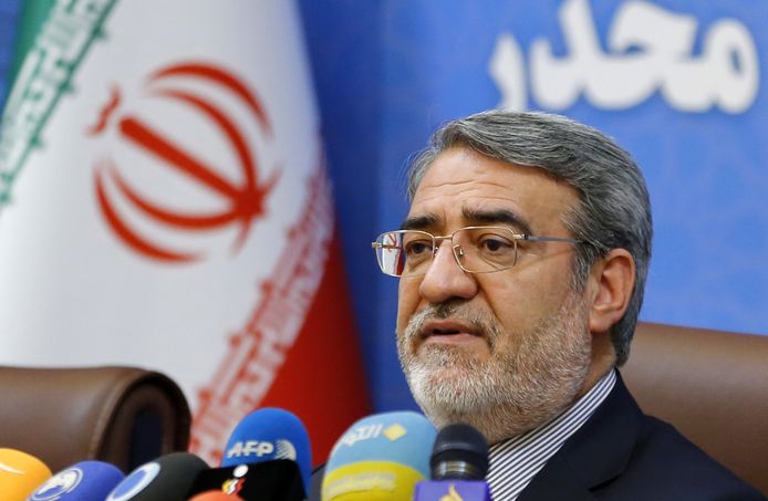 De Iraanse minister van Binnenlandse Zaken Abdolreza Rahmani Fazli.