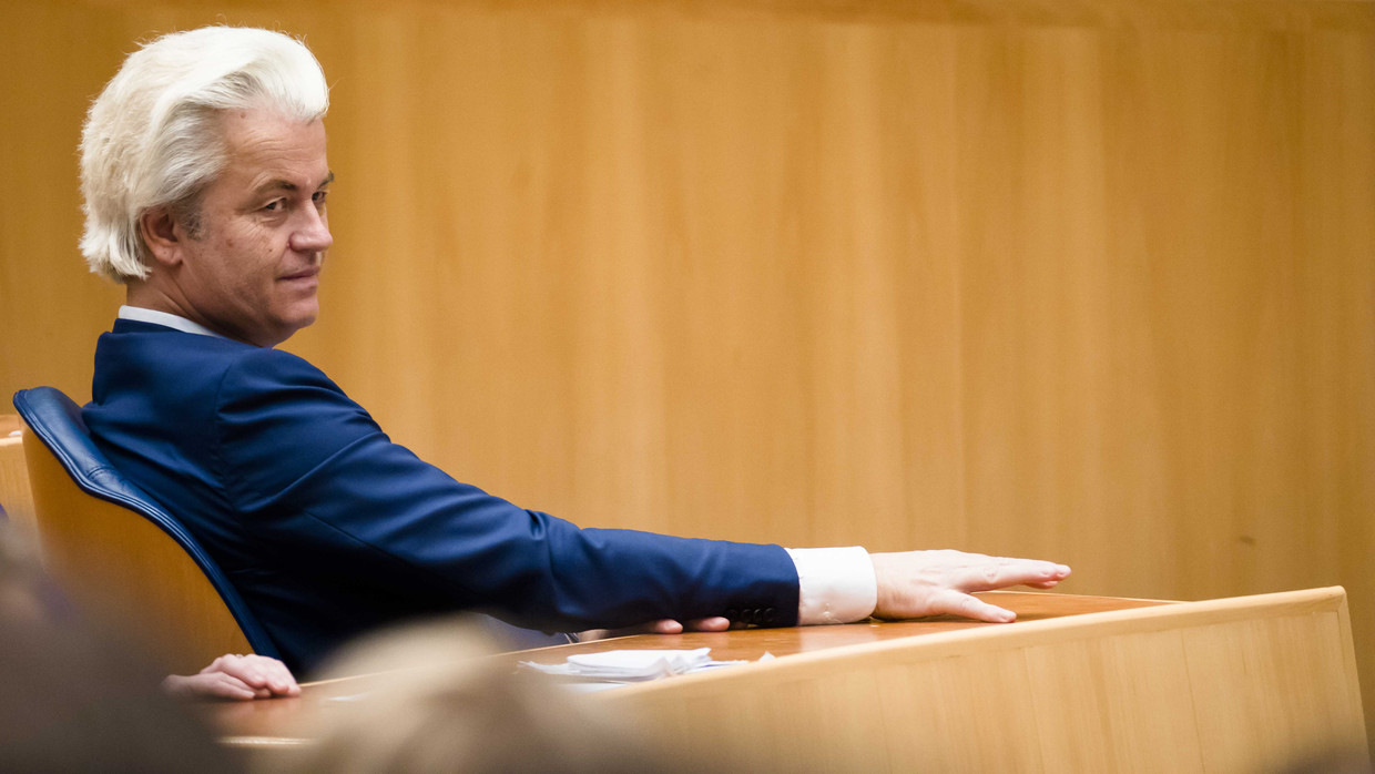 Geert Wilders (PVV) kan de komende maanden niet achterover leunen. Beeld ANP