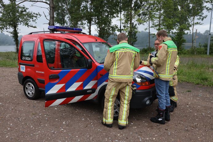 De hulpdiensten in de omgeving van Ekkersrijt.