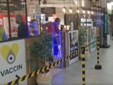 Les premières images de la vaccination dans les grands magasins à Bruxelles