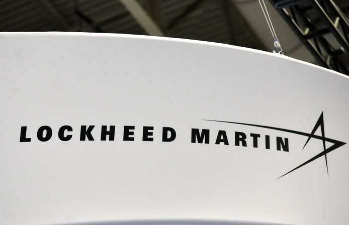 Het logo van Lockheed Martin.