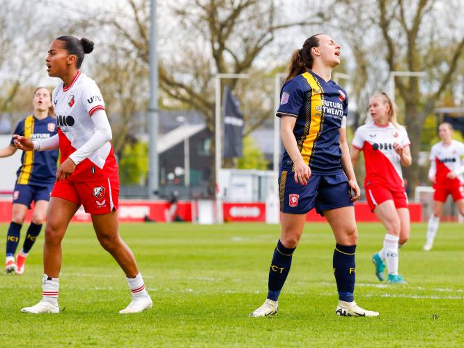 FC Twente Vrouwen na gelijkspel nog geen kampioen