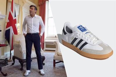 Britse premier krijgt onder zijn voeten nadat hij gehypete Adidas-sneakers draagt: “Hij heeft de look voor iedereen verpest”