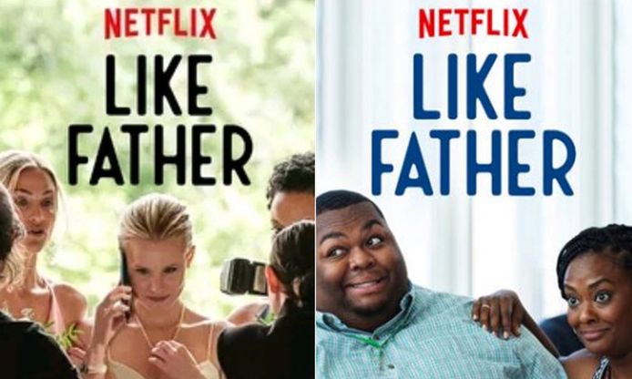 ► Zelfde film, andere affiche. Volgens Netflix valt dit gewoon onder 'artwork personalization'.
