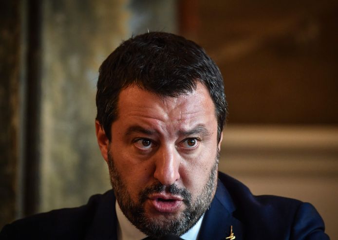 Minister van Binnenlandse Zaken, Matteo Salvini.