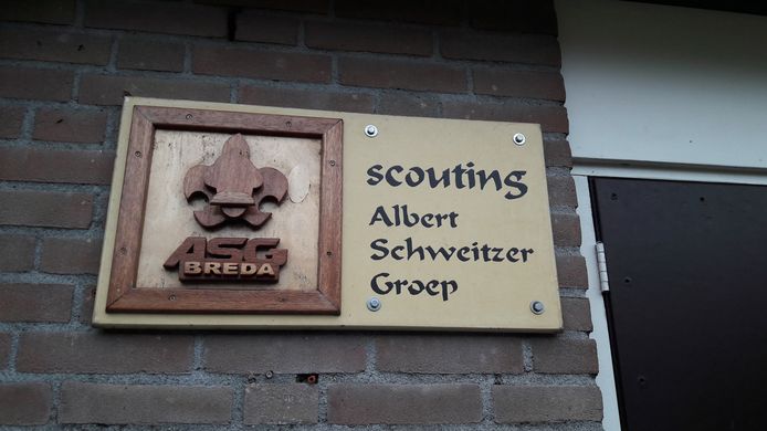 Scouting Albert Schweitzer aan de Frankenthalerstraat in Breda.